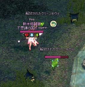 解放されたグリーンキウイ