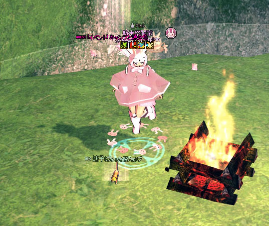 キャンプと焼き魚