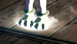 赤ちゃん用の足だ