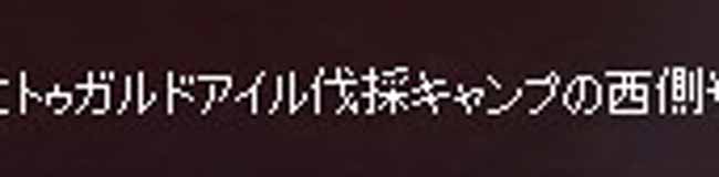 トゥガルドアイル伐採キャンプの西側