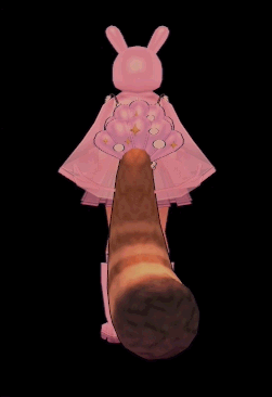 レッサーパンダの尻尾