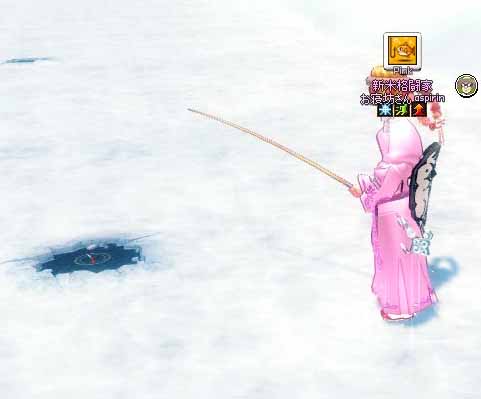 穴から少し離れる