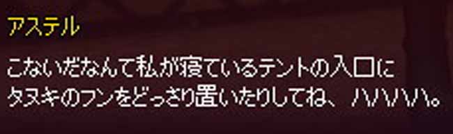 タヌキの…