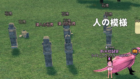 偉人の石像