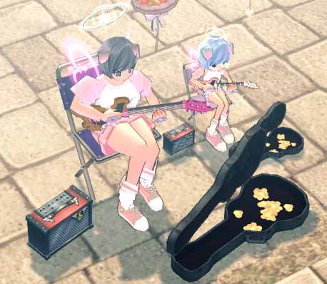 座ってみる