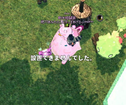 設置できませんでした。