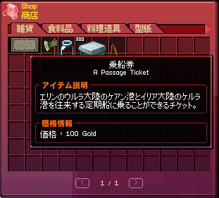 乗船券