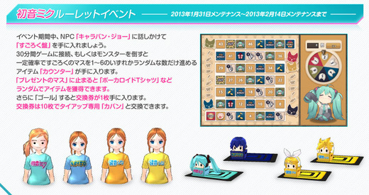 初音ミクルーレットイベント