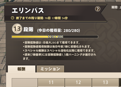 正常なエリンパス
