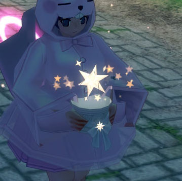 星を抱くムードランプ 夜になると無数の星が回転する マナビノギ