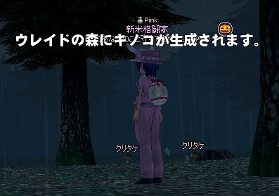 ウレイドの森にキノコが生成されます。