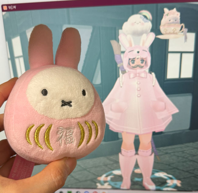 ミッフィーの福だるまw