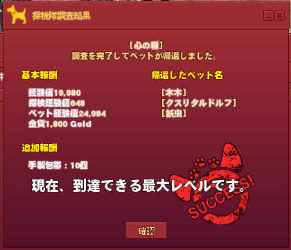 探検隊調査結果
