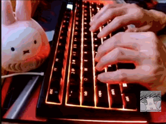 炎のゲーミングキーボード