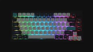 南向きLEDのキーボード