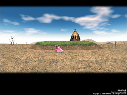 ツルハシを振り回す