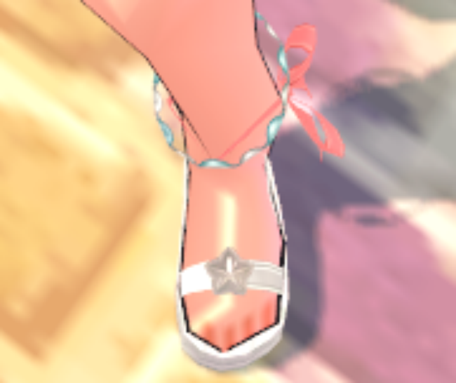 サンダルw