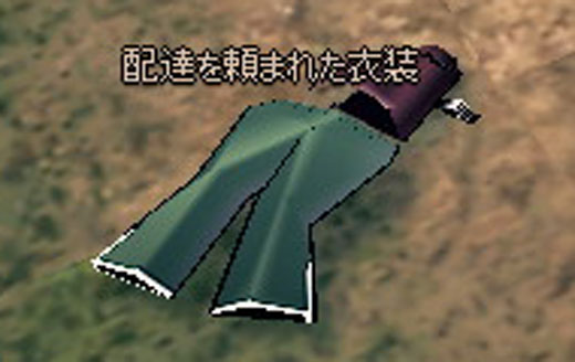 配達を頼まれた衣装