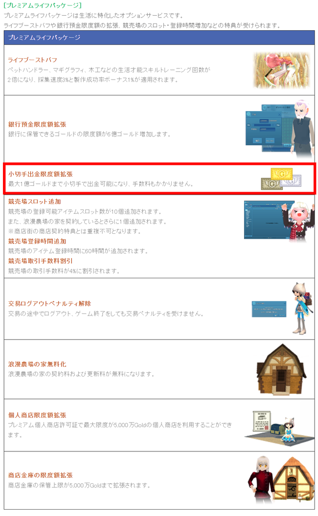 プレミアムライフパッケージ