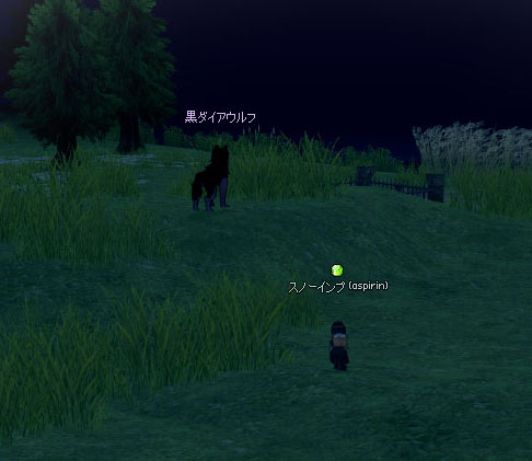 黒ダイアウルフｗ