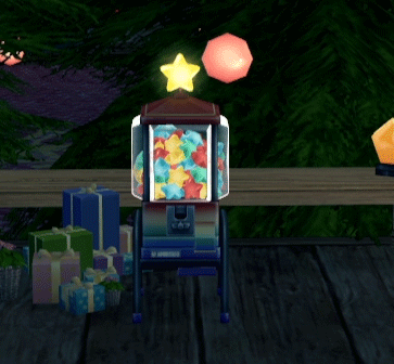 動くコンペイトウガチャマシーン