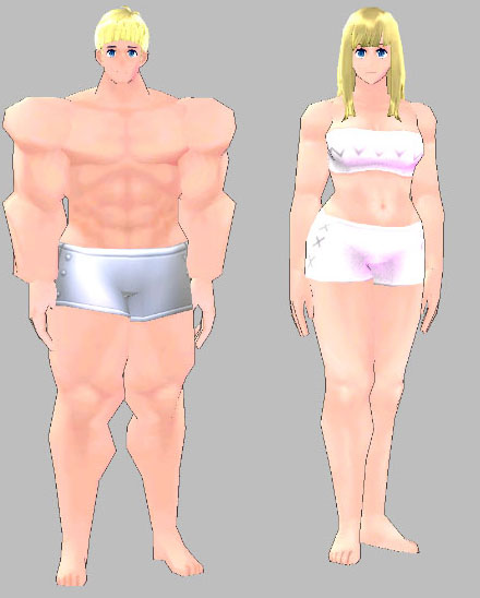 ジャイアント男と女ｗ