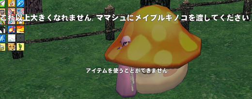 これ以上大きくなれません。
