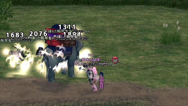 精霊のエフェクト