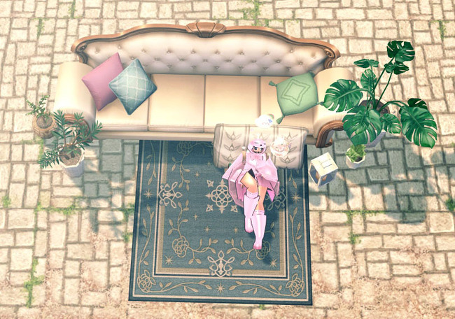 ソファーの下ｗ
