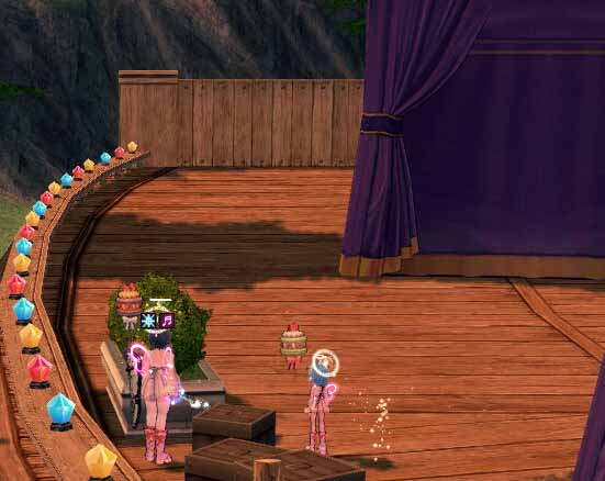 フェスティアの塀