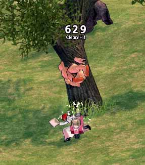 枕でスマッシュ