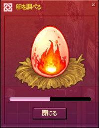 卵を調べる