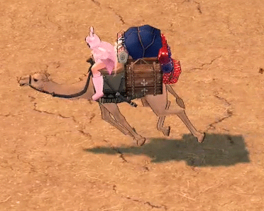 ラクダ砂漠横