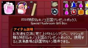 2016特別なキノコ王国プレゼントボックス