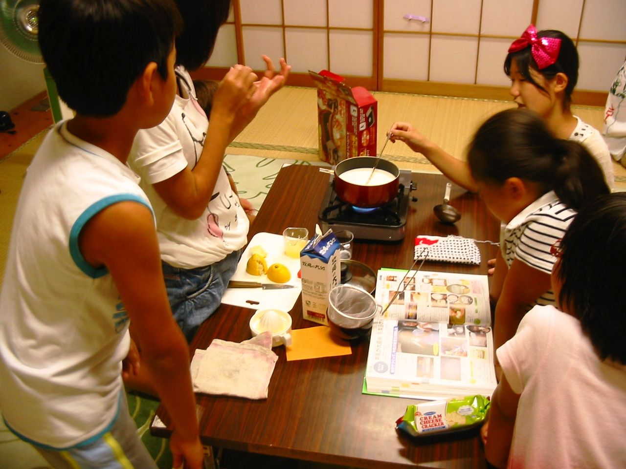自由研究 牛乳からカッテージチーズを作る まなびや Kyuban活動日記