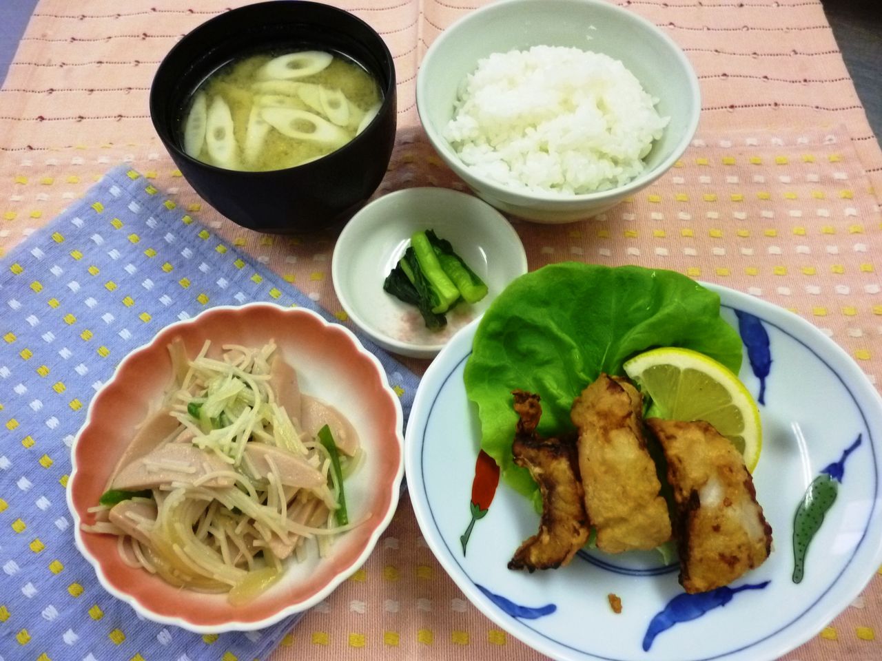 赤魚の唐揚げ おうよう園の献立紹介