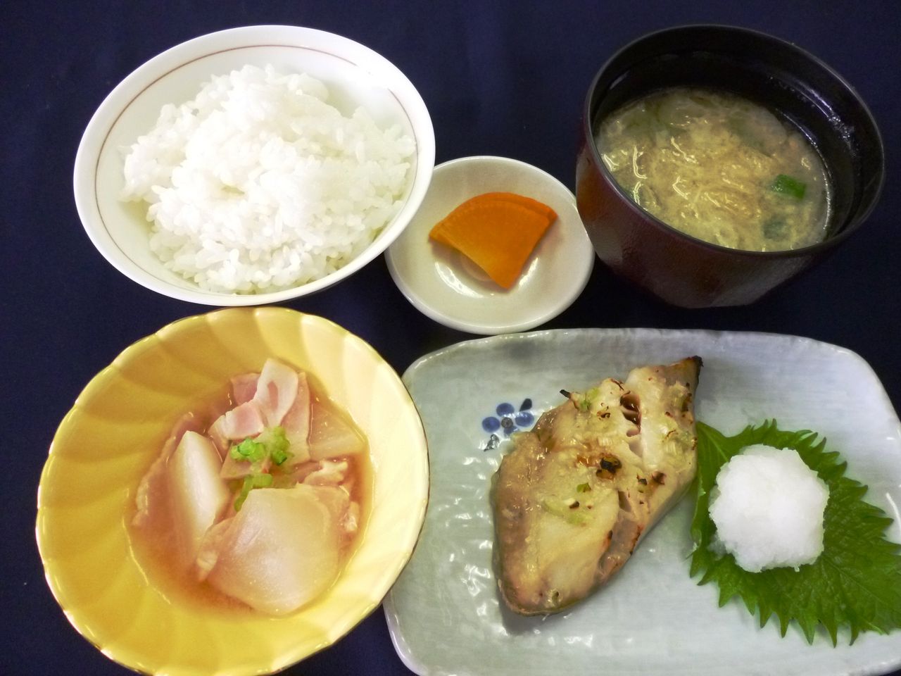 ほっけのねぎ塩焼き おうよう園の献立紹介