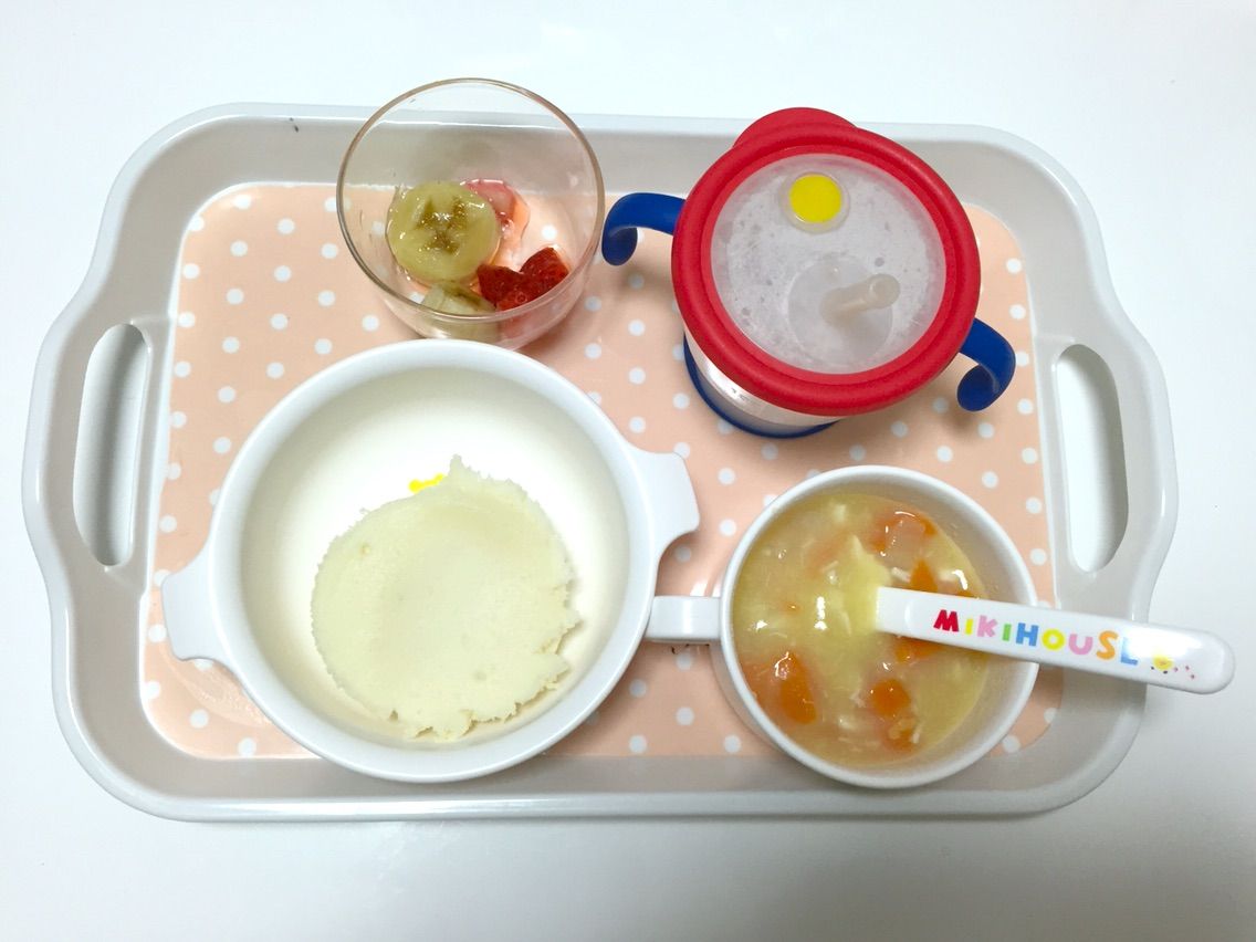 離乳食後期 鯛入りコーンスープ 1歳 目指せ 毎日スマイル育児