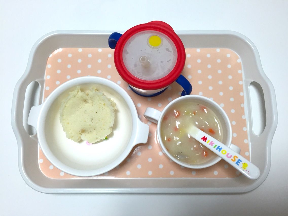 離乳食後期 りんご蒸しパン 10ヶ月 目指せ 毎日スマイル育児