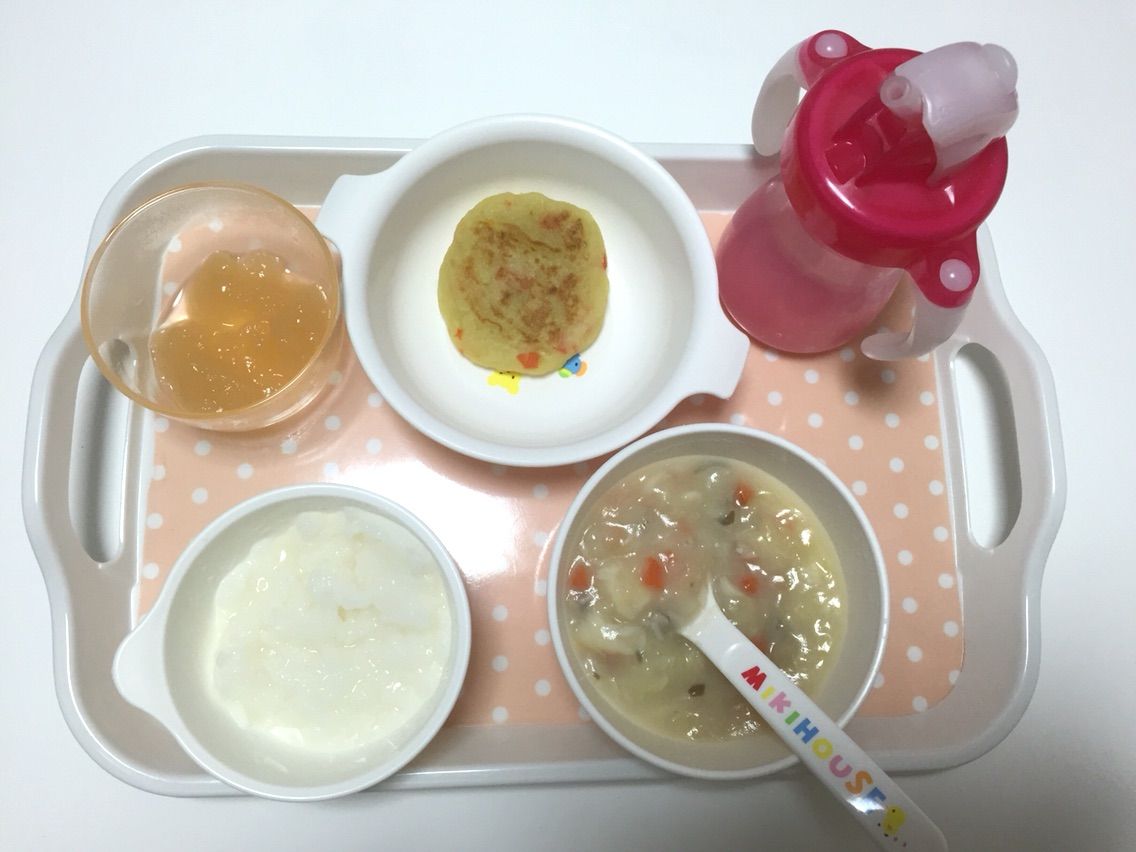 離乳食後期 きのこのホワイトシチュー 11ヶ月 目指せ 毎日スマイル育児