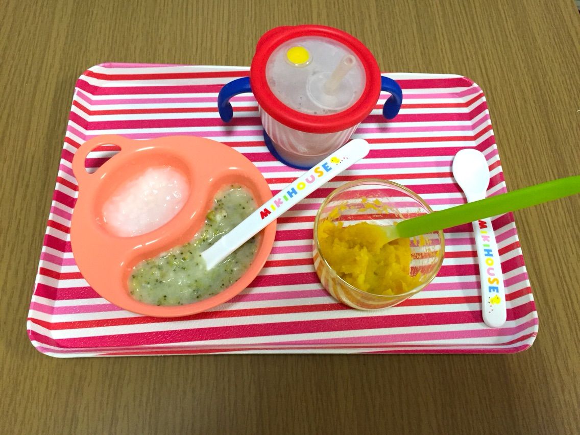 離乳食中期 鯛とブロッコリーのクリーム煮 7ヶ月 目指せ 毎日スマイル育児 離乳食中期 鯛とブロッコリーのクリーム煮 7ヶ月 目指せ 毎日スマイル育児