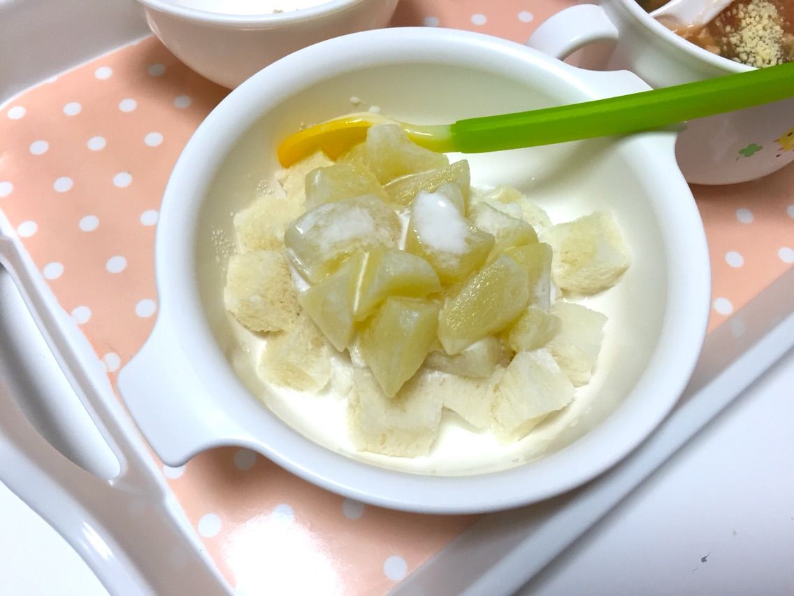 離乳食後期 初めての豚肉 9ヶ月 目指せ 毎日スマイル育児 離乳食後期 初めての豚肉 9ヶ月 目指せ 毎日スマイル育児