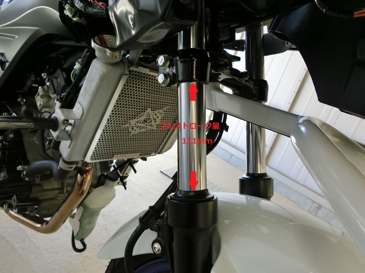 フロントフォークストロークセンサー : GSX-R125 CRUISIN