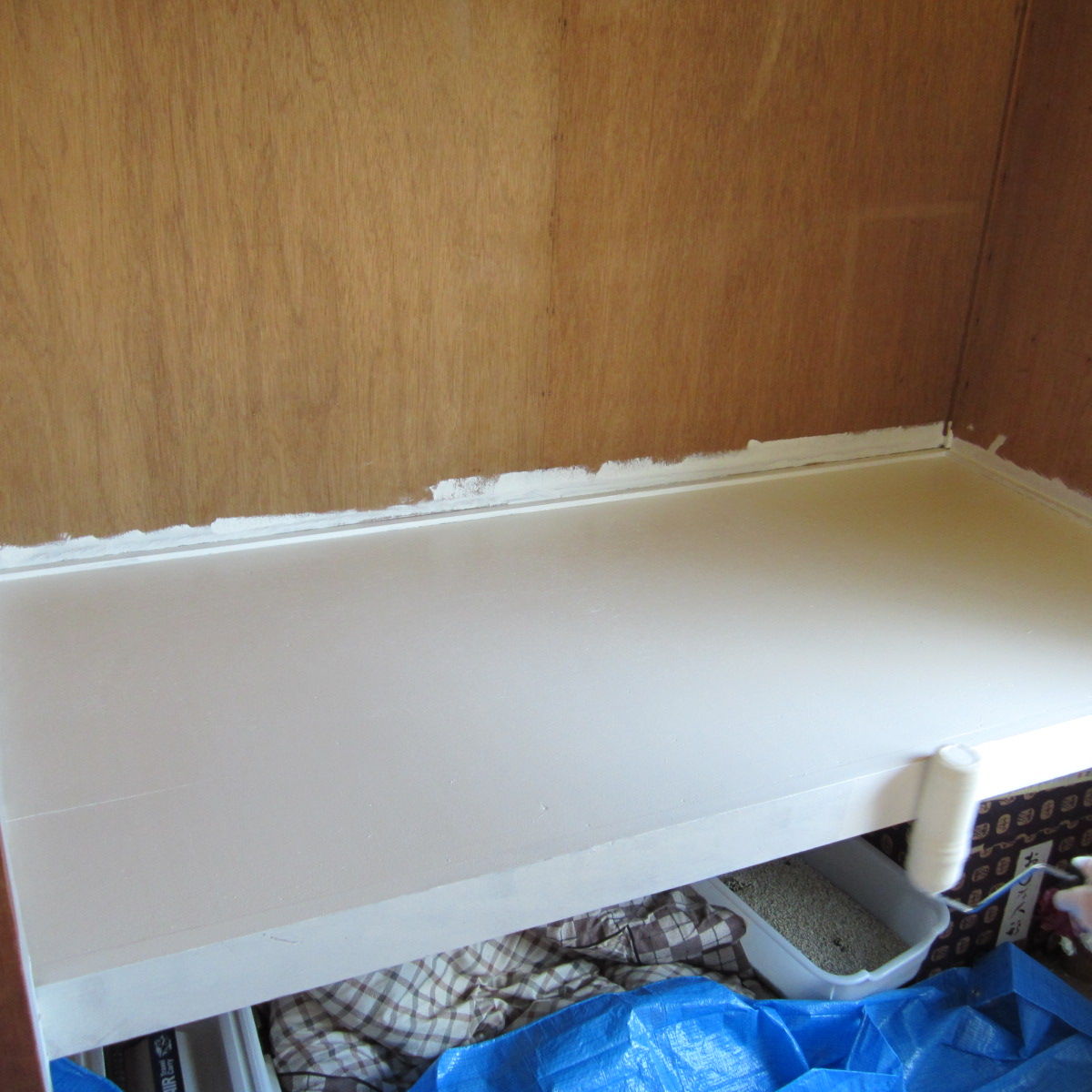 押入れをペンキで塗装してみた Mandai Of Cat