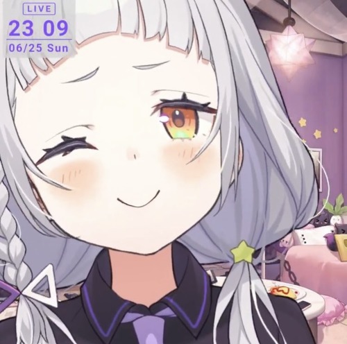 ホロライブの🟣紫咲シオン🟣新衣装新髪型で可愛くなる