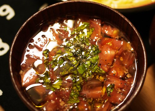 トマトつけ汁