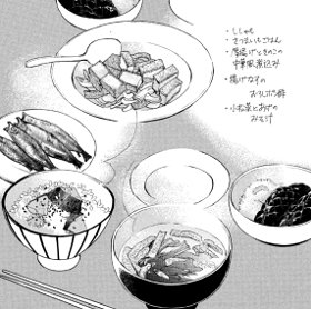 きのう何食べた よしながふみ のさつまいもごはん 厚揚げときのこの中華風煮込み ほか マンガ食堂 漫画の料理 レシピ 漫画飯 を再現 Powered By ライブドアブログ