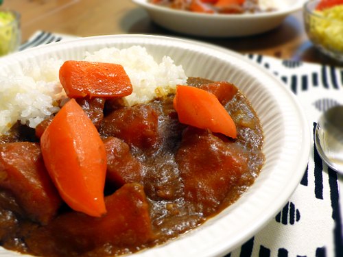 あさりちゃん　ニンジンカレー