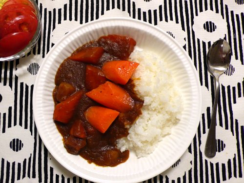 あさりちゃん　ニンジンカレー