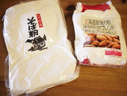 強力粉とそば粉